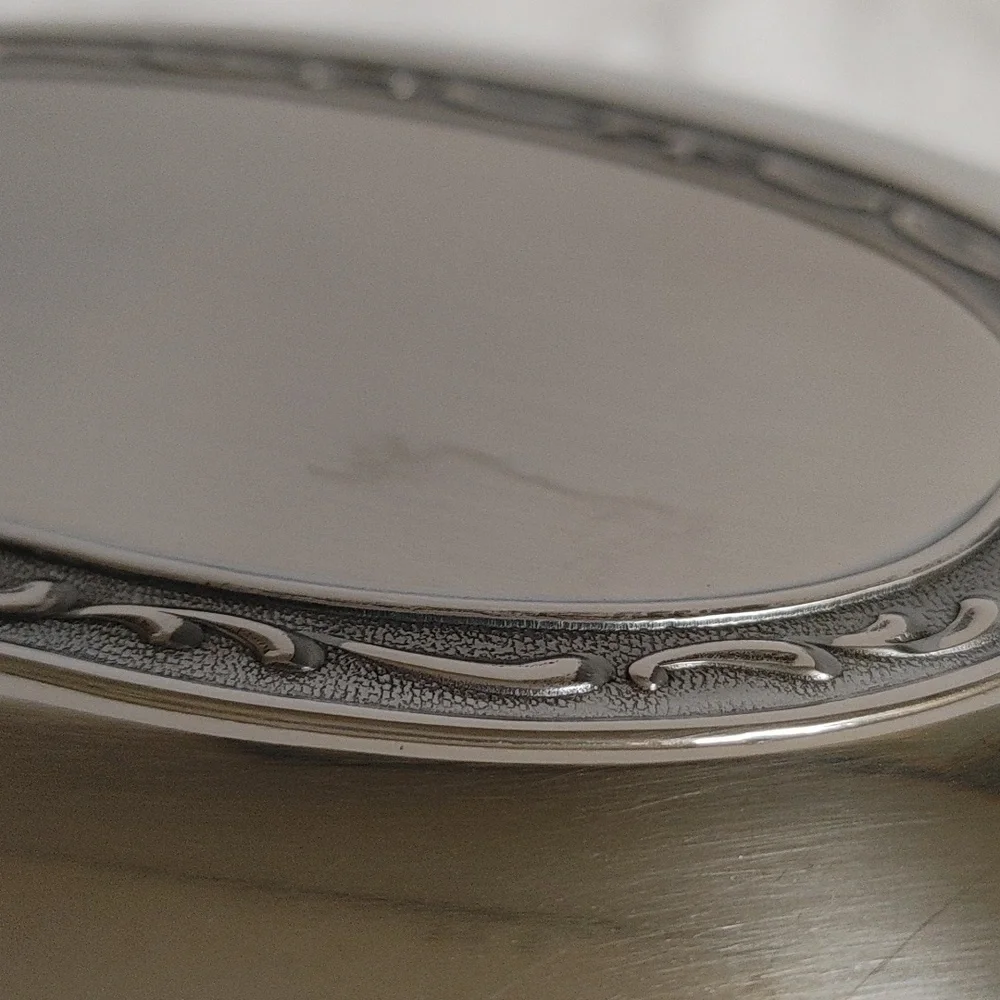 Mid Century Oneida Oval Stainless Steel Covered Serving Dish